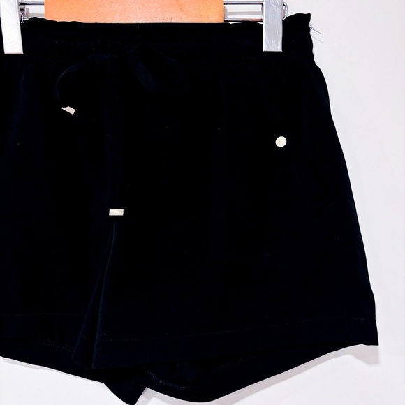 DYNAMITE Black drawstring shorts | Comfy minimal casual summer | Small * - Picture 4 of 8